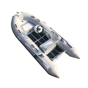 12.4ft RHIB 3.8m PVC Hyaplon patrol bateau côtelé à coque en aluminium - Product Image 1