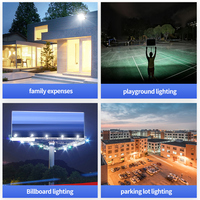 WOOJONG 2024 IP65 tahan air Solar lampu banjir 150 lampu LED untuk taman dan gudang jual panas luar ruangan Solar lampu sorot