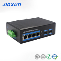 Venta Directa de Fábrica, Switch PoE Industrial de 6 Puertos Gigabit Administrado por Web con Función SNMP y QoS