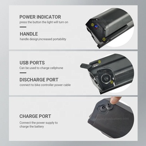 Reention Dorado ID-Pro Ebike Batería 36V 13Ah 15Ah 16Ah 17.5Ah Batería de bicicleta eléctrica apta para Populo E-Mono Telefunken E-Bike - Product Image 3