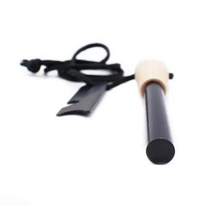 1/2 "Poignée en bois épaisse Bushcraft Kit d'acier <span class=keywords><strong>de</strong></span> feu <span class=keywords><strong>de</strong></span> survie traditionnel Ferro Rod avec lanière - Product Image 3
