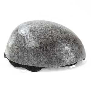 Peluca de peluquín de cabello humano indio PU de piel fina de inyección de 2017, prótesis capilar para hombres - Product Image 2