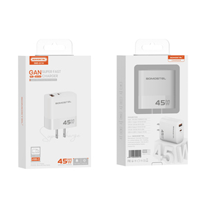 Cargador Rápido USB a C SOMOSTEL SMS-Q134 GaN de 45W con Pantalla, Icono de Carga Original, Identificación Automática, Compatible con Todas las Marcas de Teléfonos Móviles - Product Image 6