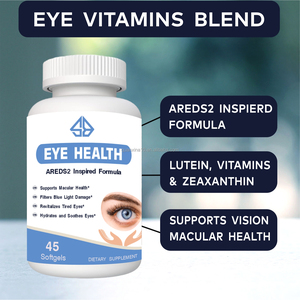 อาหารเสริมบำรุงสายตา OEM พร้อมลูทีนและซีแซนทีน ชนิดแคปซูลนิ่ม 45 แคปซูล/ขวด สำหรับผู้ใหญ่ - Product Image 4