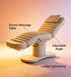 Union Win Table de massage électrique esthétique en métal moderne, avec fonction de fauteuil-lit, pour extensions de cils courbés sur mesure, pour salon de beauté - Product Image 2