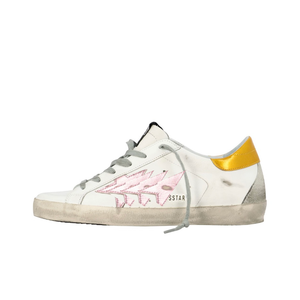 <span class=keywords><strong>Scarpe</strong></span> da ginnastica da donna Golden Star in pelle con lacci, leggere, con plateau spesso, glitter metallizzato, stile casual da passeggio - Product Image 4