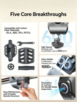 Imprimante 3D Creality K1 SE Core XY, nouvelle sortie, avec nivellement automatique du plateau et vitesse de 600 mm/s pour usage domestique CREALITY