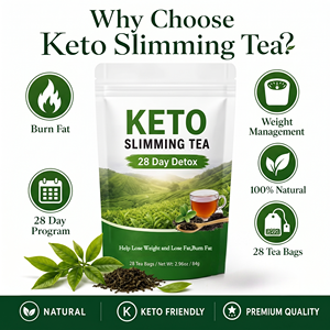 Suministro Directo de Fábrica, Servicio Personalizado, Bajo MOQ, Té <span class=keywords><strong>Keto</strong></span> con Té Verde, Adelgazante Rápido, Té Herbal Detox Natural para Pérdida de Peso y Bienestar - Product Image 4