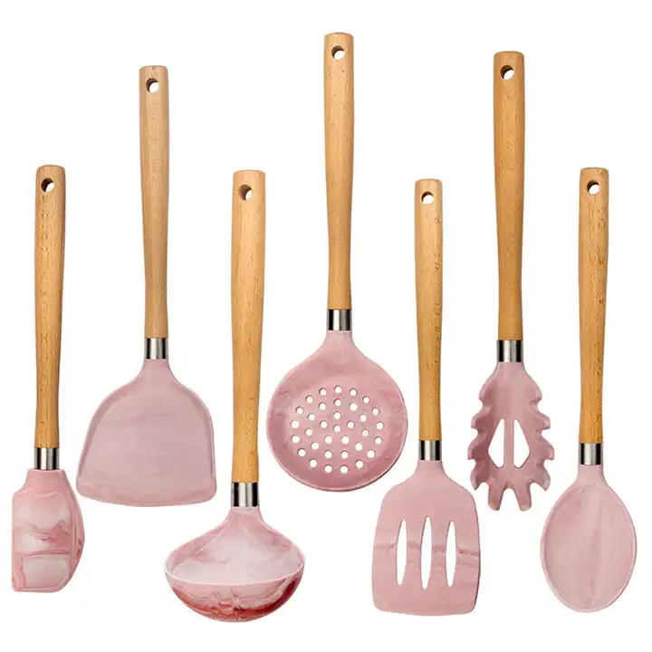 7Pcs Colorful All Silicone Kitchen Utensils Wholesale