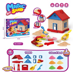Plastica artigianale castello di sabbia giocattoli materiali educativi per la costruzione di casa gioco con per la sabbia magica - Product Image 6
