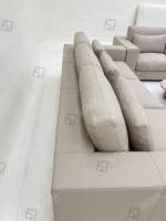 Ensemble de canapés rembourrés de luxe de haute qualité nouveau design combinaison canapé sectionnel chaise table basse