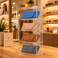 Étui à lunettes en daim de style enveloppe avec fermeture magnétique, boîte de rangement portable anti-pression pour lunettes optiques et lunettes de soleil