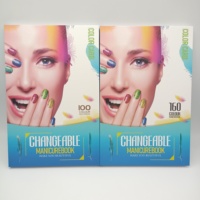 Pour les ongles beauté manucure Salon insérer 160 couleurs Art ongles couleur affichage tableau livre