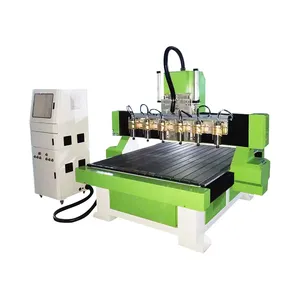 Bitmiş ürün muayene cnc 3D router 1325 makinesi ile vakum masa ahşap kesme makinesi