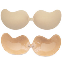 Soutien-gorge adhésif invisible sans armatures en silicone monobloc, effet push-up, accessoires de lingerie, soutien-gorge collant sans bretelles