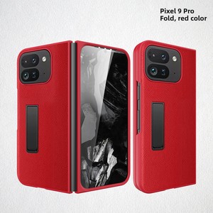 เคสสำหรับ Google Pixel 9 Pro Fold รุ่นใหม่ พร้อมดีไซน์พับได้และผิวสัมผัสหนังลายลิ้นจี่ - Product Image 6