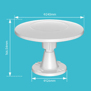 <span class=keywords><strong>Antenne</strong></span> TV numérique extérieure amplifiée ANTOP 30dB de gain blanche avec base de montage au sol <span class=keywords><strong>pour</strong></span> maison mobile - Product Image 2