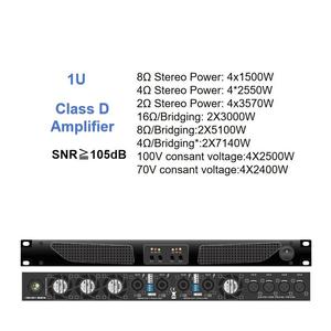Amplificateur de puissance à 4 canaux doté d'une configuration simple et d'une sortie équilibrée convenant au cinéma maison et aux petites configurations - Product Image 5