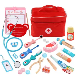 DL3188 muslimah Kid Pretend Play Set di alta qualità finta di giocare set medico educativo valigia giocattolo medico per bambini