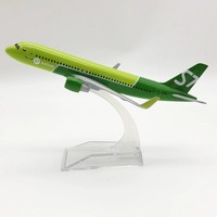 Modelo de Avión de Simulación Serie A320 de Major Aviation, Aleación con Tren de Aterrizaje, Modelo de Avión Estático, Adorno