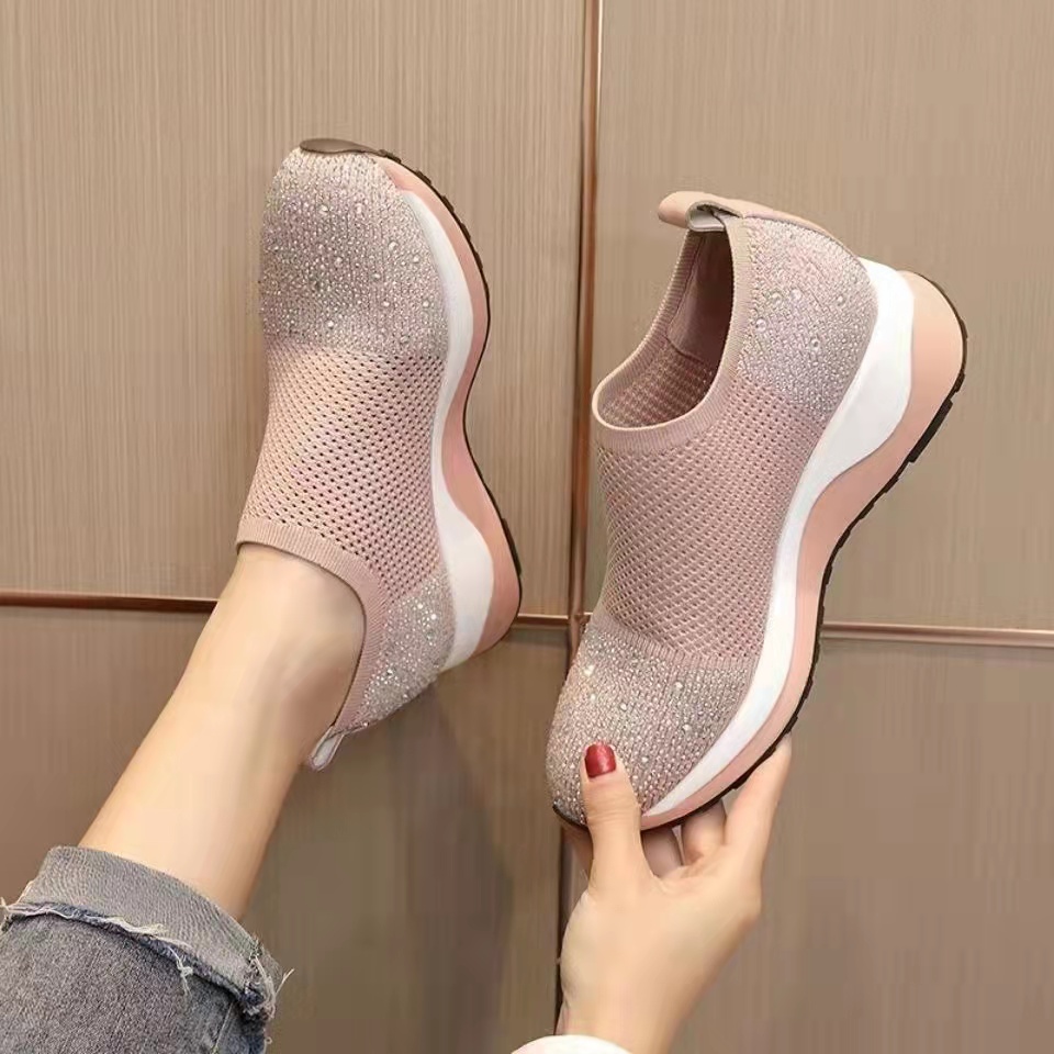 Fly с плетеным верхом; Женские удобные спортивные беговые обувь с сетчатым верхом для Верхняя мужские Fly вязание