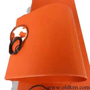 2000W silicone drum heater with thermostat, Size, voltage, power, and shape can be customized