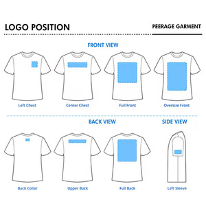 T-shirts personnalisés en coton de haute qualité pour hommes, style décontracté, manches courtes, col rond, teinture unie, vierges, surdimensionnés, impression de logo, en promotion - Product Image 2