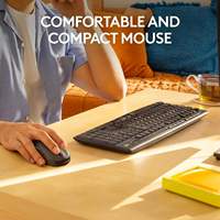 Ensemble clavier et souris sans fil Logitech Mk295 original, souris sans fil Logi 2.4G, clavier silencieux pour ordinateur portable de bureau à domicile