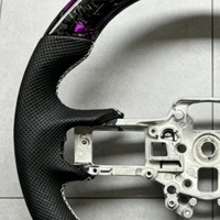 Volant de direction en fibre de carbone véritable forgé sur mesure haut de gamme pour Ford Mustang GT 2020 2018 2019