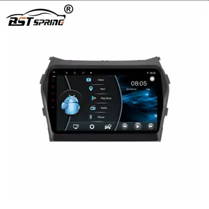วิทยุระบบนำทางสเตอริโอในรถยนต์สำหรับ Hyundai Santafe Ix45,Santa Fe 2013-2017 GPS Carplay เครื่องเล่น DVD มีเดียในรถ