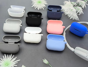 Funda más nueva para <span class=keywords><strong>Airpods</strong></span> <span class=keywords><strong>Pro</strong></span> 3, funda de silicona para auriculares para <span class=keywords><strong>Airpods</strong></span> <span class=keywords><strong>Pro</strong></span> 3 4, funda protectora sólida de silicona para auriculares - Product Image 3