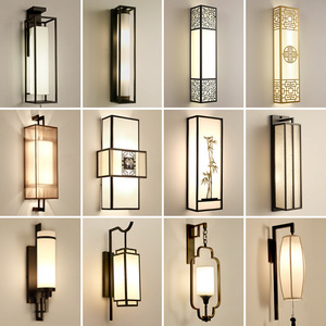 Chinese Style LED Wall <b>Lamp</b> for Bedroom Corridor Stairs-Simple Bedside Lighting <b>Touch</b> for Hotels Living Rooms - Product Image 3