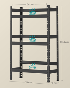 <span class=keywords><strong>SONGMICS</strong></span> Porte-Boisson pour Bar & <span class=keywords><strong>Home</strong></span> 3 Niveaux Boissons Caisse Rack pour Cuisine Garage Snack Rack De Stockage - Product Image 5