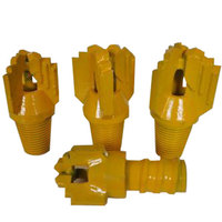 Foret de dragage PDC en acier au carbone forgé Geotec Wuxi CROWN AQ BQ NQ HQ PQ SQ BTW NTW HTW NQ2 13 pouces 3 lames pas de 3-7/8 pour outils de forage