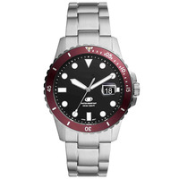 Montre de plongée pour hommes seniors, lumineuse, étanche à 100 mètres, saphir, acier inoxydable 316, OEM