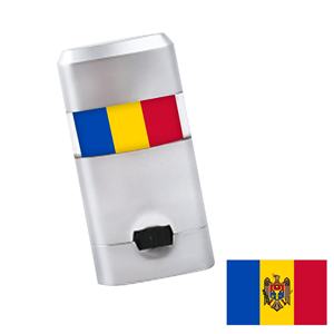 Pintura Facial Moldava con Diseño de Banderas Azul, Amarillo y Rojo, para Eventos, Espectáculos, Decoración Facial, Material de Cera - Product Image 2