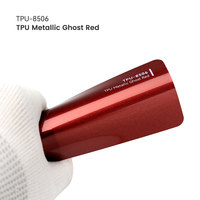 HOHOFILM Film de protection de peinture PPF en TPU auto-réparateur hydrophobe métallique rouge fantôme, centaines de couleurs personnalisées