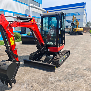 2.7T <b>Mini</b> Excavator with Excavator Mounted <b>Drilling</b> - Compact Crawler Small Digger Hydraulic Excavator - Product Image 1