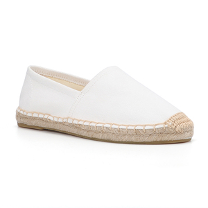 Haute Qualité Toile Dames <span class=keywords><strong>Espadrilles</strong></span> Plates Chaussures Confortable Unique Solide Slip-On Respirant Pêcheur Style Direct D'été - Product Image 4