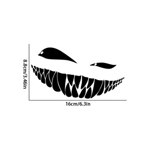 Pegatinas <span class=keywords><strong>personalizadas</strong></span> únicas <span class=keywords><strong>para</strong></span> coche, calcomanías de motocicleta, elegante cara sonriente del diablo, pegatinas de decoración <span class=keywords><strong>para</strong></span> carrocería de coche, vinilo <span class=keywords><strong>para</strong></span> personalización de coches - Product Image 1