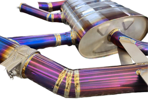 Pipa knalpot punggung kucing ringan, paduan <span class=keywords><strong>Titanium</strong></span> kinerja M versi khusus kustom penuh OEM asli untuk 2025 G80 M3 BMW