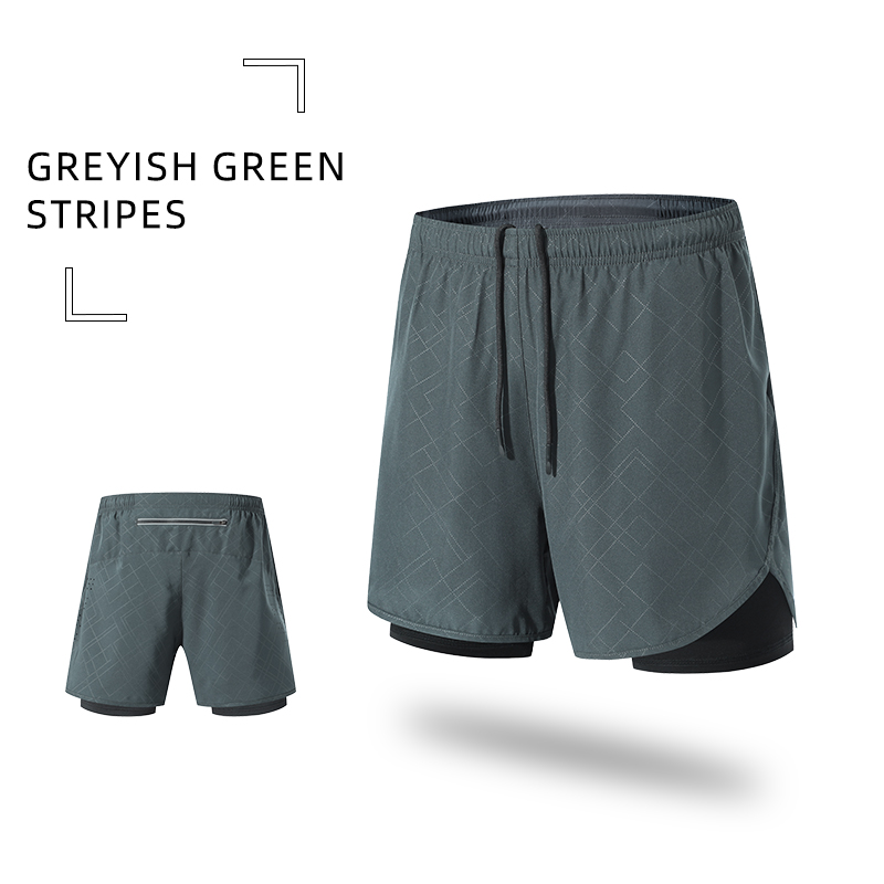Gray-green (men's striped embossed)