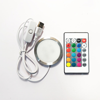 Lampe LED USB RGB ultra-mince à montage en surface avec télécommande, lampe circulaire pour imprimante 3D