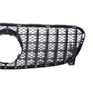 Rejilla de plástico ABS para Mercedes-Benz GLA X156, barra única de malla, pieza de repuesto para parachoques delantero 2014-2016 - Product Image 2