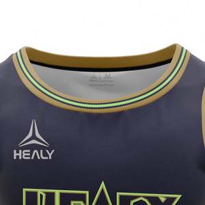 Survêtement de sport unisexe en polyester/coton de haute qualité, séchage rapide, respirant, anti-humidité, tenue de basketball, nom et logo personnalisés - Product Image 3