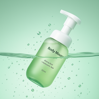 Logo couleur personnalisé 120ml 150ml dégradé vide cylindre en plastique mousse pompe distributeur bouteille pour savon liquide main lavage visage mousse