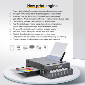 Máy in chuyển nhiệt áo thun thông minh Fcolor New A4 sử dụng màng PET, máy in DTF L8050 L8058 với phần mềm RIP chính hãng - Product Image 4