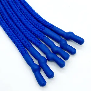 OEM twisted silicone rope head clothing accessories monochrome drawstring hoodie rope pants round rope factory high quality