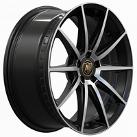 Jantes forgées Beadlock noires brillantes personnalisées 17 18 pouces 5x114.3 5x112 5x120 pour Drag Racing GTR M3 G80 M4 M2 F82 F80