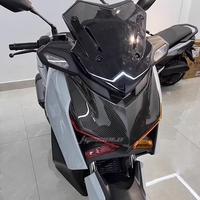 Accesorios para Motocicleta, Panel Superior Delantero de Fibra de Carbono Real, Cubierta para Faro Delantero para YAMAHA XMAX 300 2025-2026